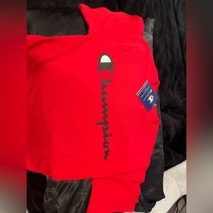 Red champion shirt
